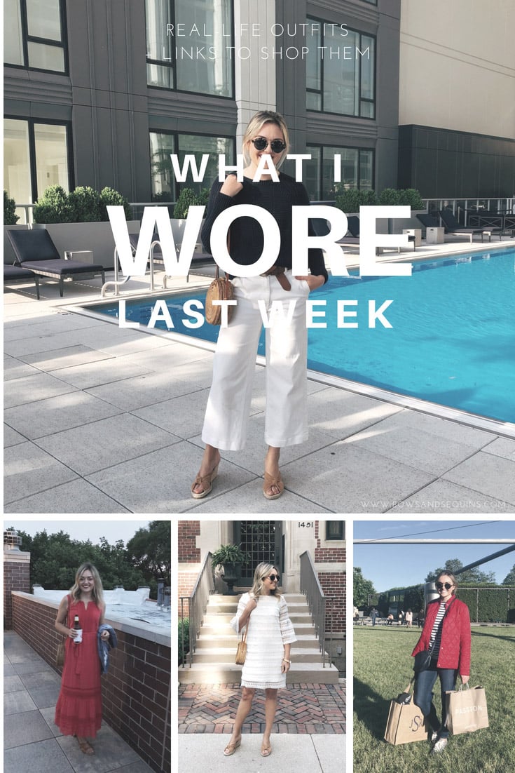 Chicago fashion blogger Jessica Sturdy styling her June daily outfits.