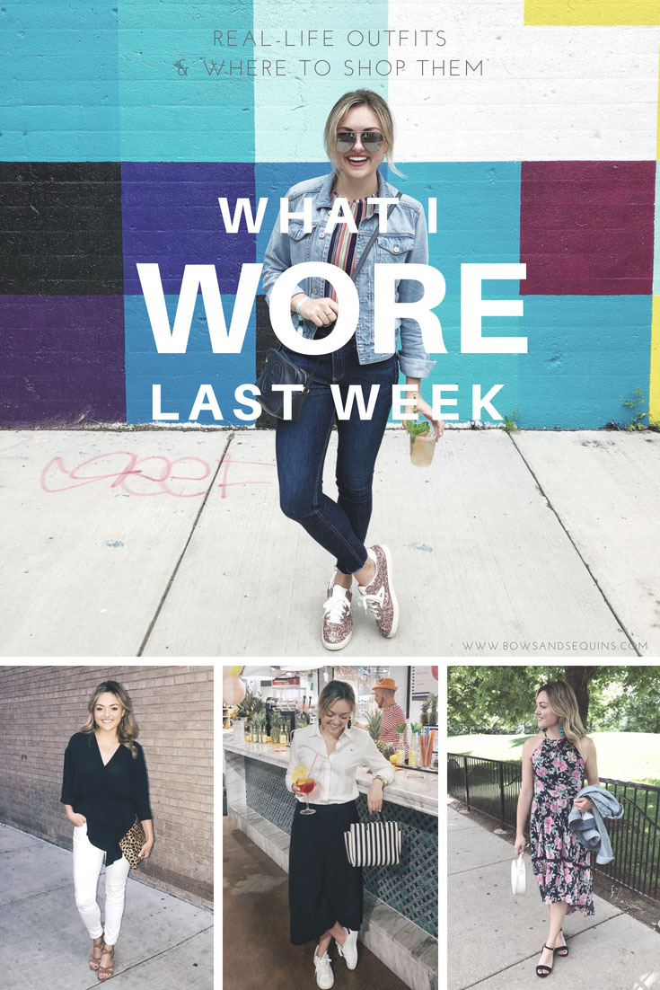 Bows & Sequins daily outfits What I Wore Last Week in Chicago