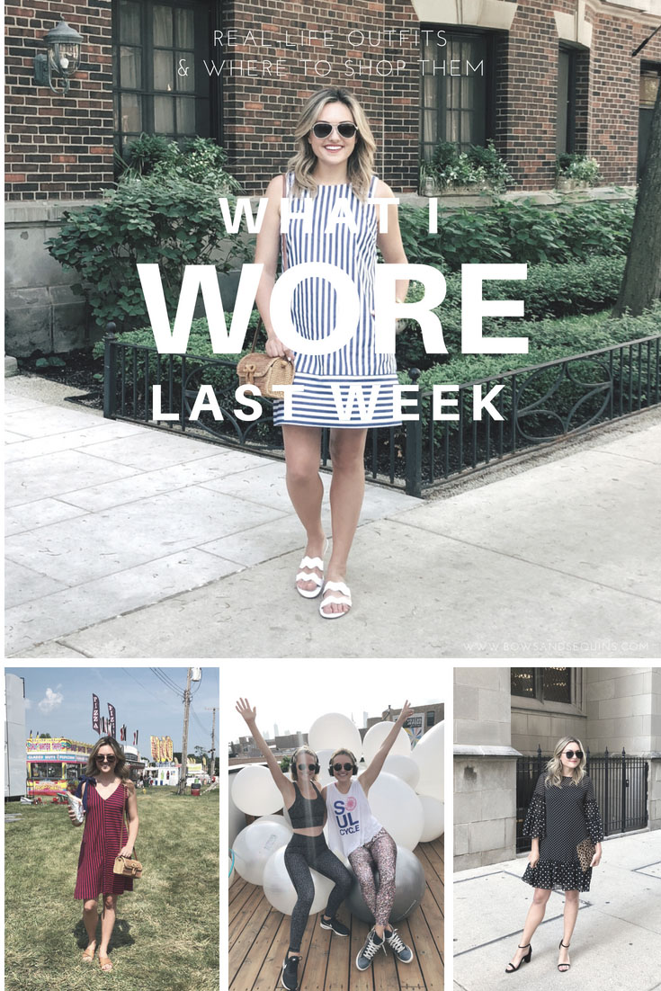 Jessica Sturdy shares her daily outfit iphone photos in a Monday post called What I Wore Last Week
