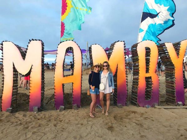 Kelly Chrischilles and Jessica Sturdy at Mamby on the Beach in Chicago