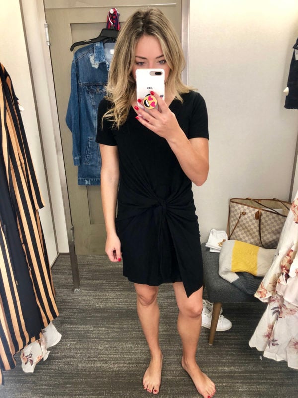 Nordstrom Anniversary Sale Black Tee Shirt Dress Socialyte