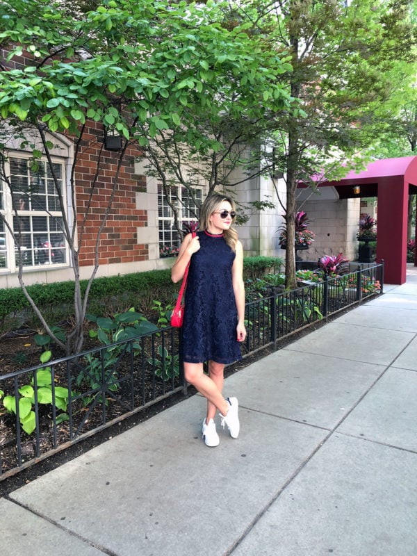 Nordstrom Anniversary Sale Favorite Dress with Sneakers