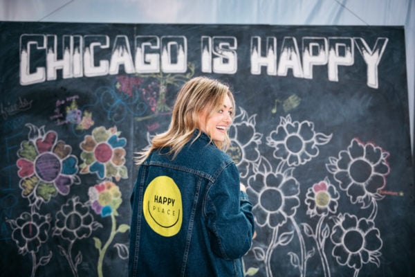Chicago blogger Jessica Sturdy at Happy Place.
