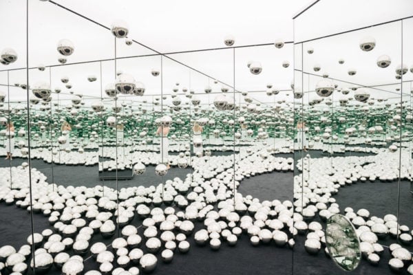 Yayoi Kusama's famous Infinity Mirrors Exhibit at the new wndr museum in Chicago is now open.