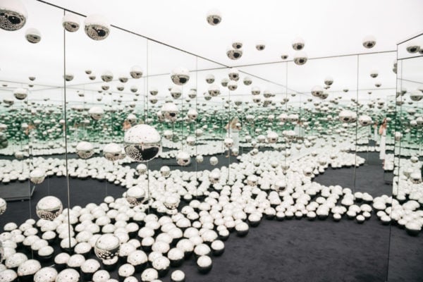 Yayoi Kusama's infamous Infinity Mirrors Exhibit is now open at the new wndr museum in Chicago.
