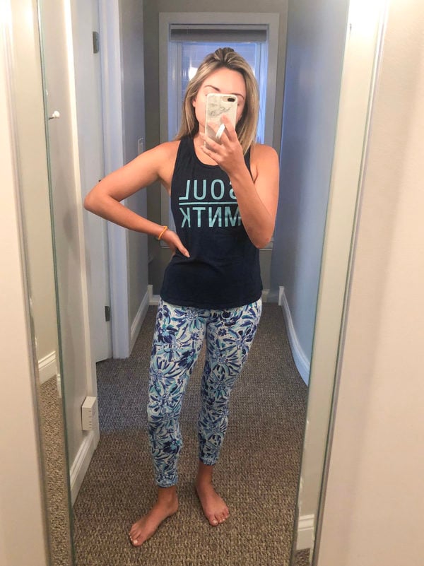SoulCycle Montauk Tank, Lilly Pulitizer Printed Leggings