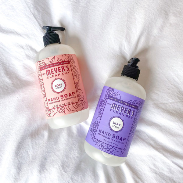 Mrs Meyers Limited Edition Soaps Rose and Lilac