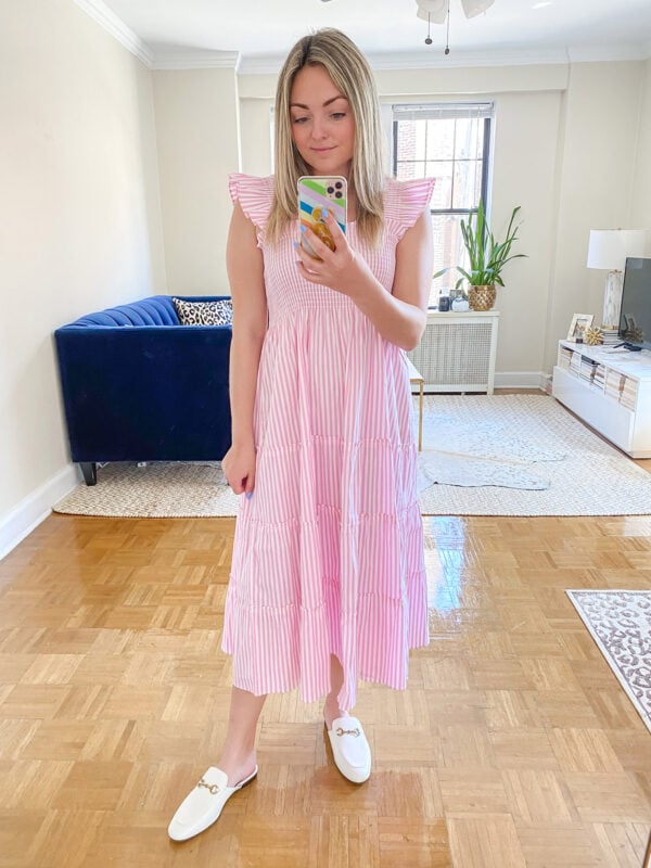 Pink and White Candy Striped Nap Dress Review