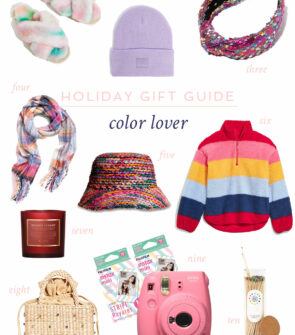 Bows & Sequins Colorful Rainbow Gift Guide