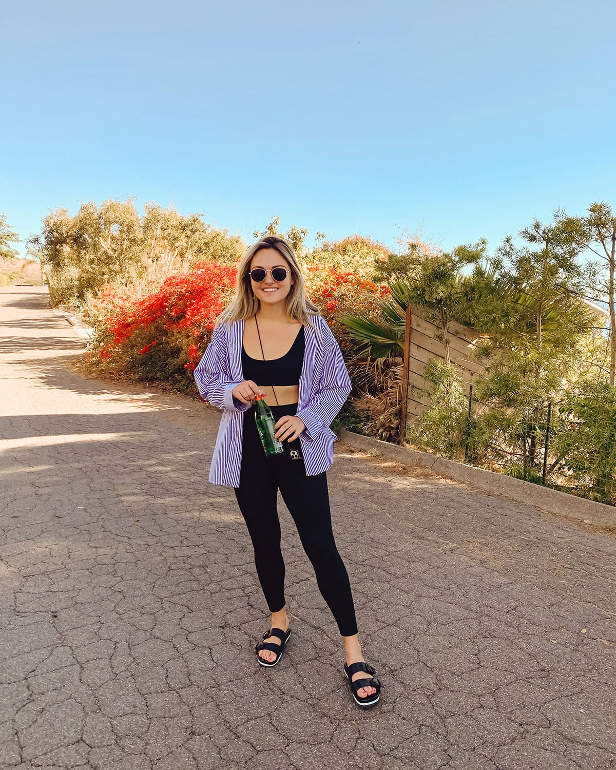 Colsie Ribbed Loungewear Set Bralette High-Waisted Leggins