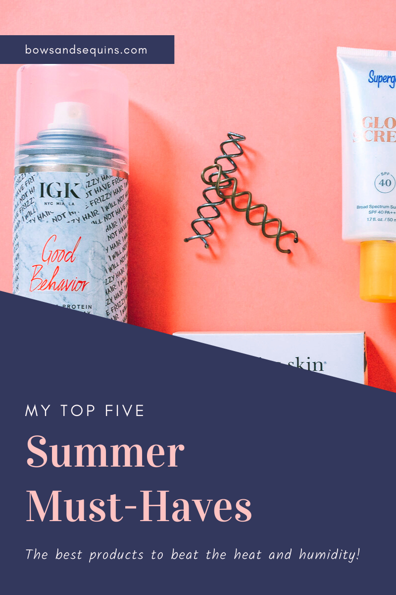 Top 5 Beauty Products for Beating the Heat and Humidity this Summer.