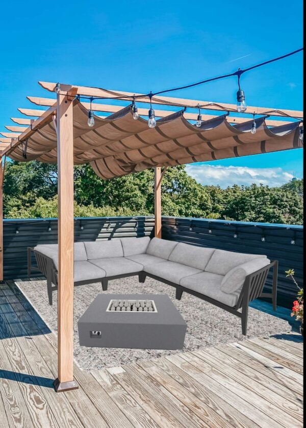 Outer Furniture Corner Sectional and Fire Pit