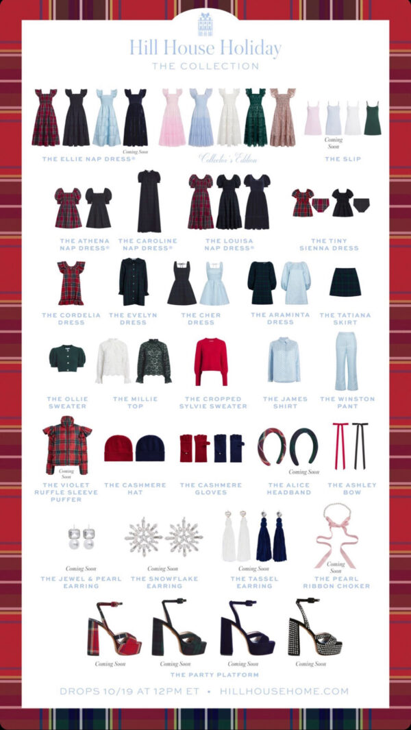 Hill House Holiday Collection: Plaid Nap Dresses