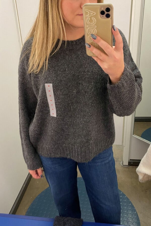 Old Navy Try-On: Thick Sweater