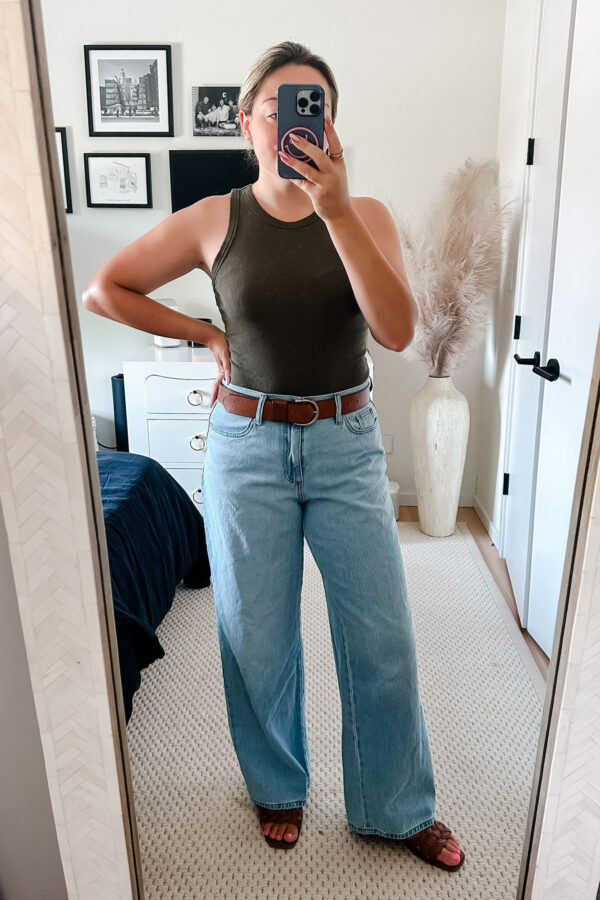 Chicago influencer Bows & Sequins mixing high and low with a look from Target.