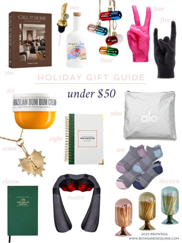 Need last minute gift ideas? Here are some great Christmas gifts all under $50.